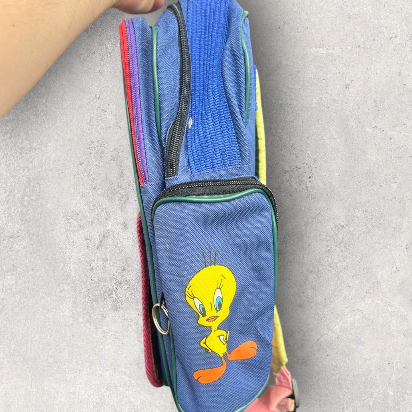 TWEETY LOONEY TUNES VINTAGE 90s BACKPACK