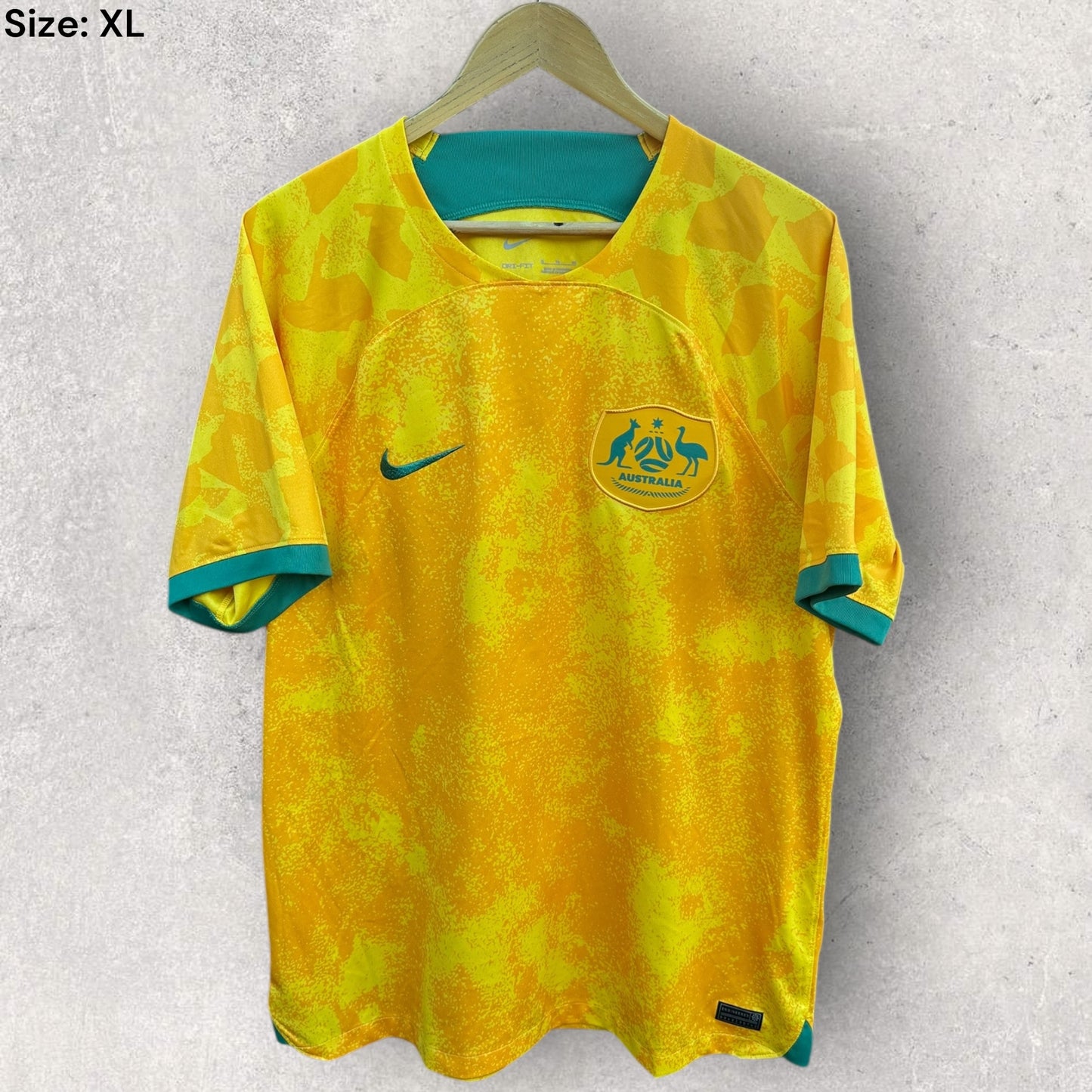 AUSTRALIAN SOCCEROOS 2022 NIKE HOME JERSEY