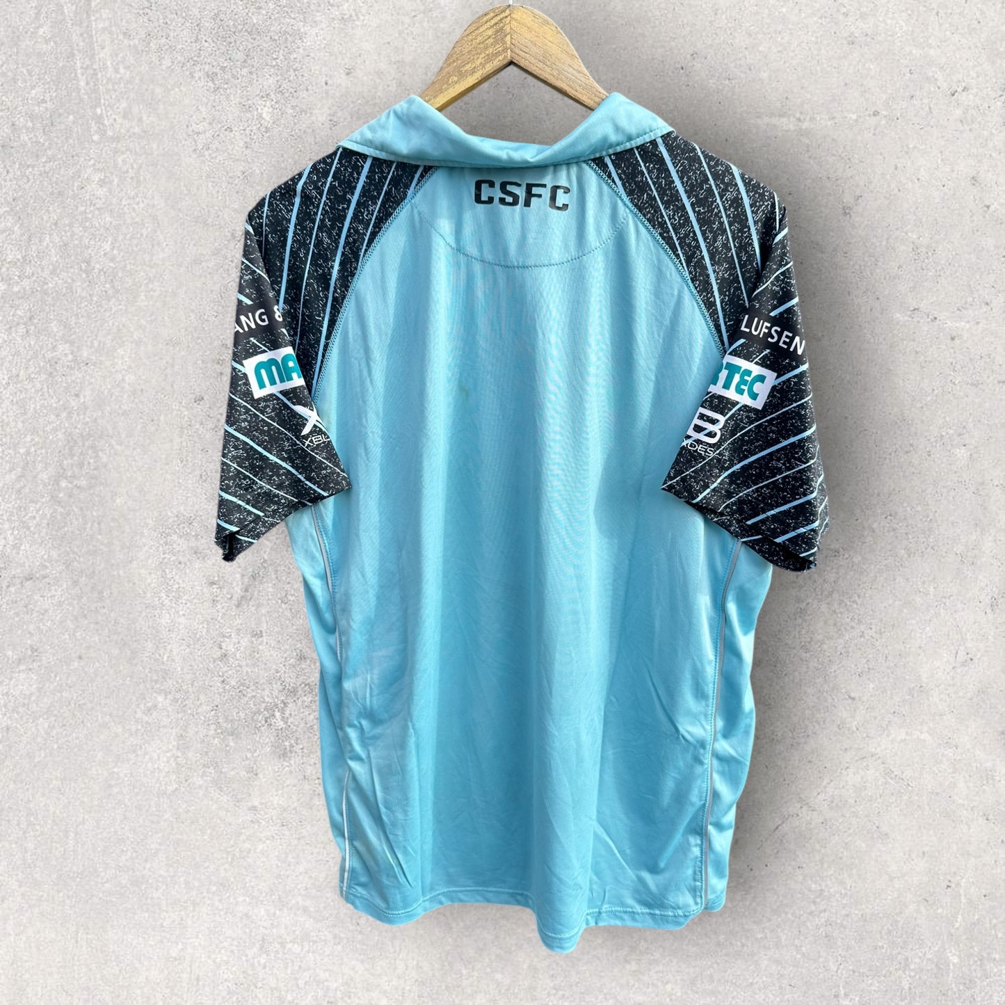 Cronulla Sharks X-Blades 2018 Media Polo Rugby League Shirt