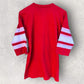 New England Patriots 1985 AFC champions Vintage Logo 7 Red 3/4 Sleeve Shirt