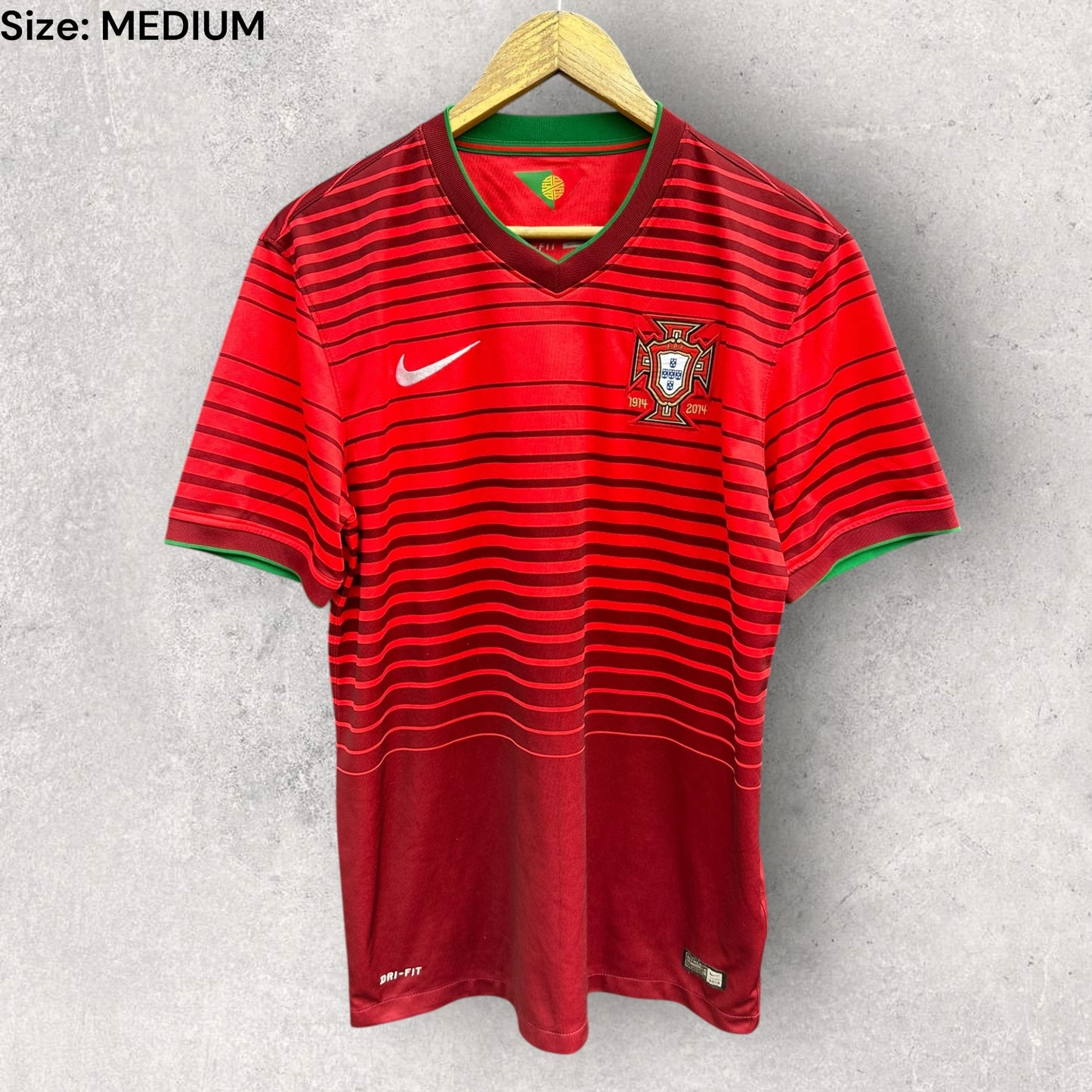 PORTUGAL 2014 HOME NIKE FOOTBALL WORLD CUP JERSEY
