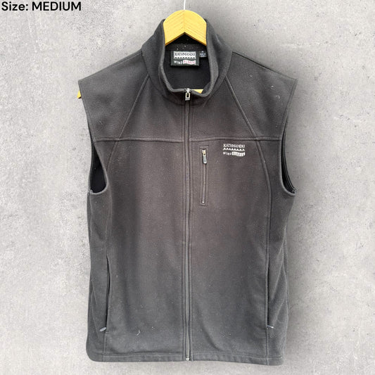 KATHMANDU WINDFLEECE BLACK SLEEVELESS VEST