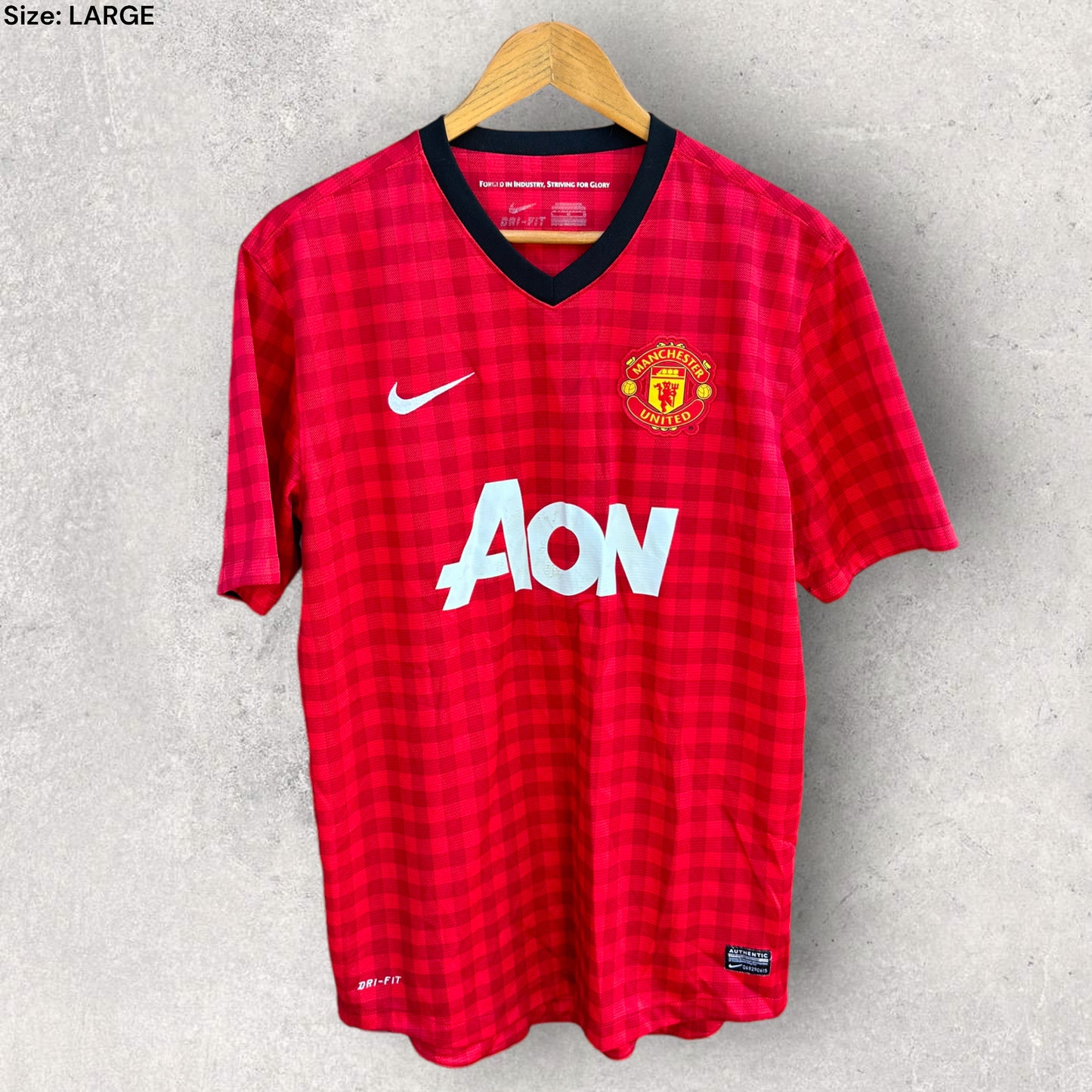 MANCHESTER UNITED 2012-2013 HOME JERSEY