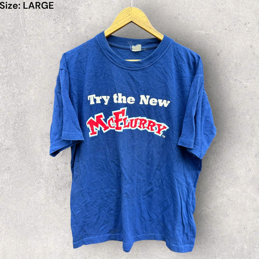 MCFLURRY MCDONALDS VINTAGE PROMOTIONAL SHIRT