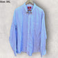 RM Williams Long Sleeve Button Up Vintage White Shirt With Blue & Red Checkers