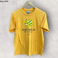 AUSTRALIA SOCCEROOS NIKE VINTAGE YELLOW SHORT SLEEVE SHIRT