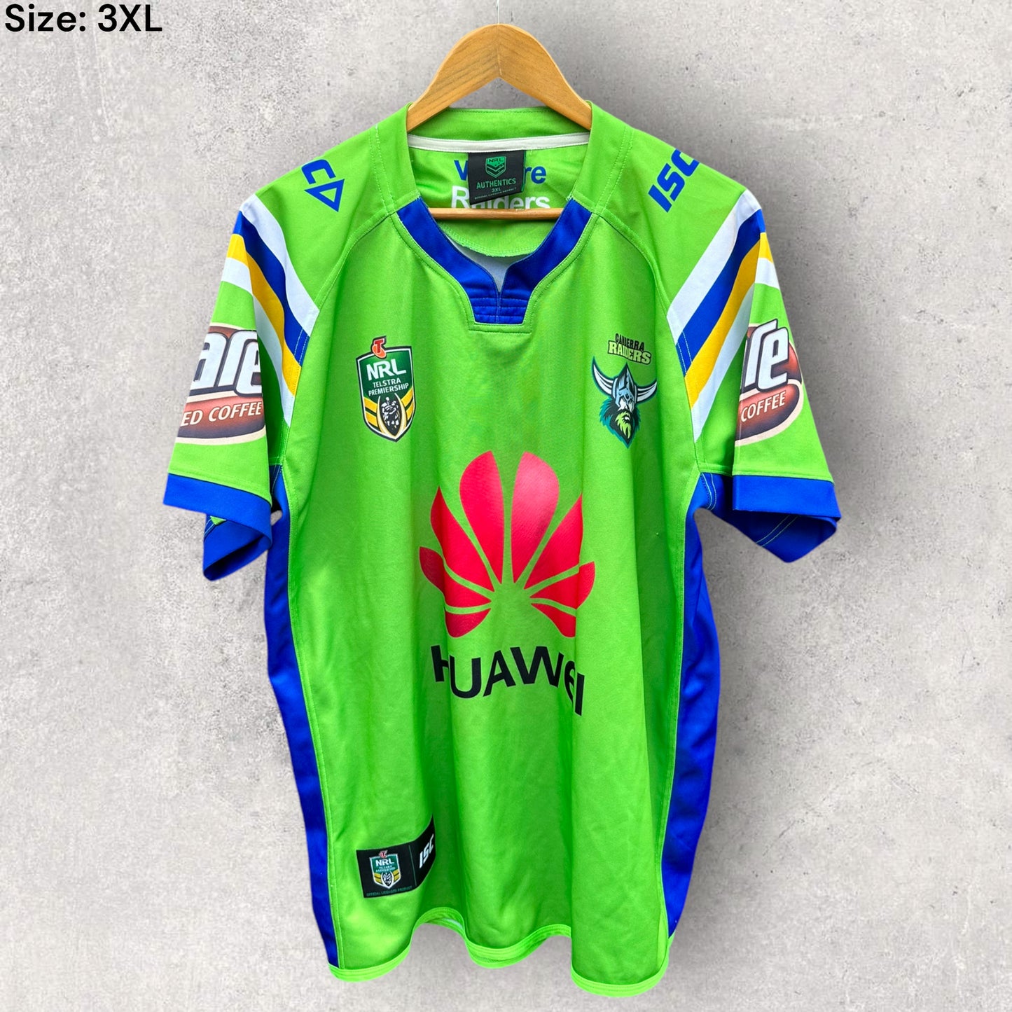 CANBERRA RAIDERS 2017 HOME JERSEY