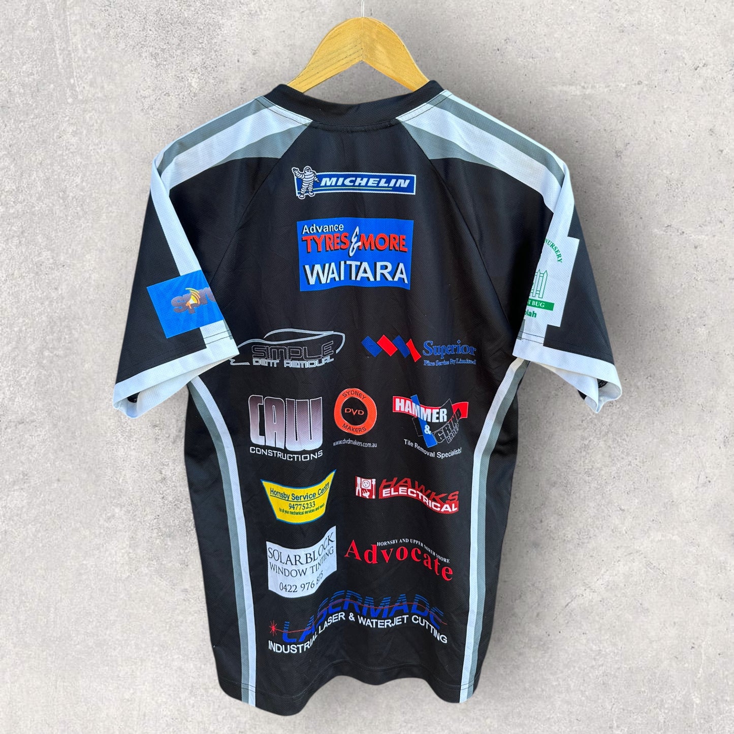 ASQUITH MAGPIES RUGBY LEAGUE TRAINING SHIRT