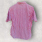 Nautica Short Sleeve Button Up Red & White Shirt