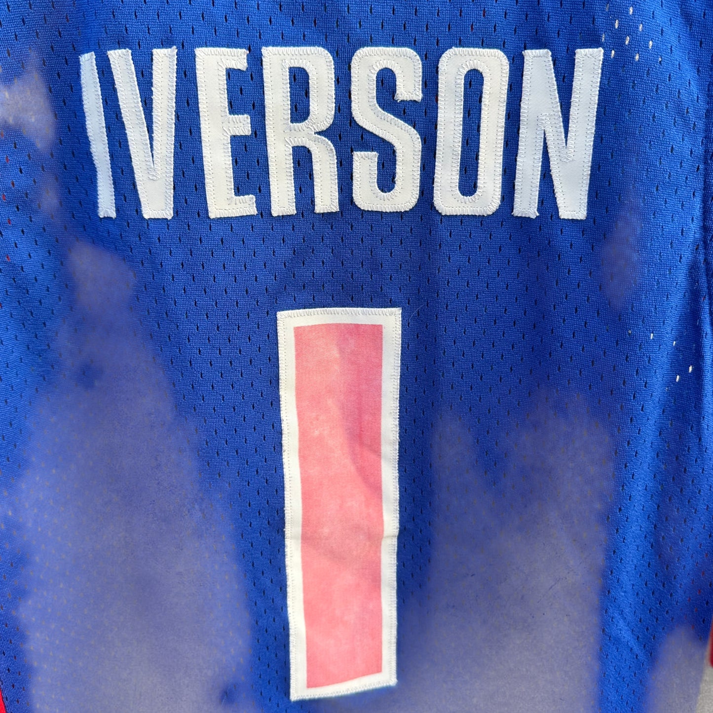 ALLEN IVERSON DETROIT PISTONS ADIDAS NBA JERSEY