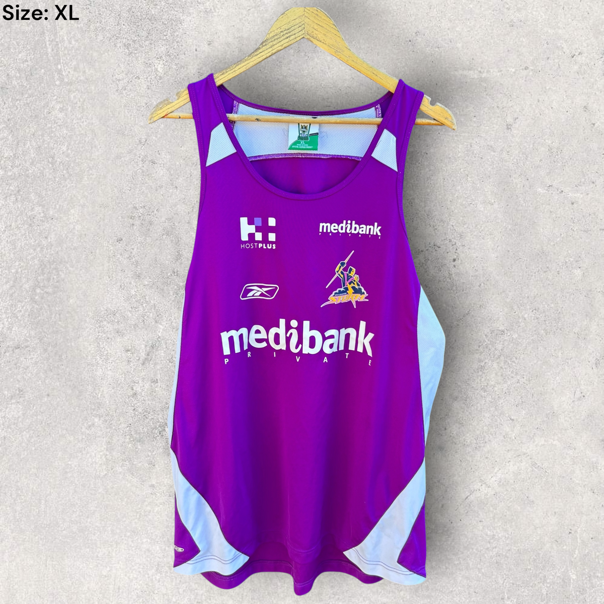 Melbourne Storm Reebok Vintage Nrl Training Singlet