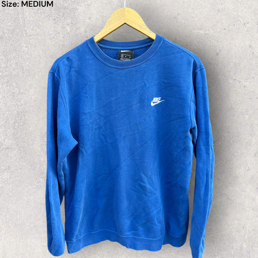 NIKE BLUE PULLOVER CREW NECK JUMPER