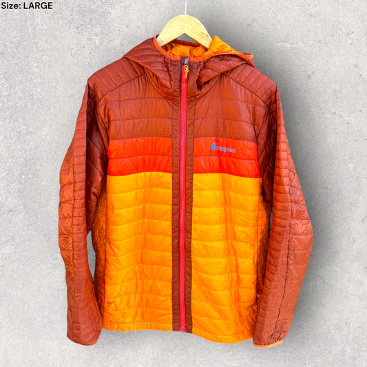 COTOPAXI MENS MULTI-COLOURED PUFFER JACKET