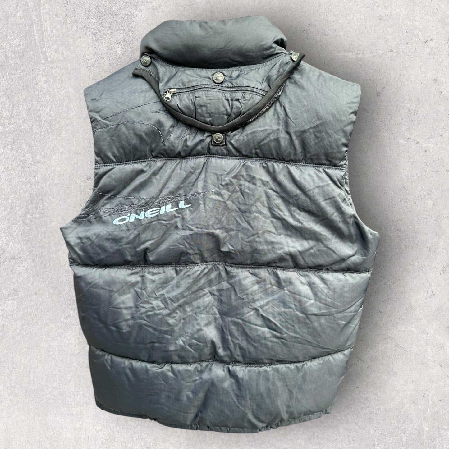 O’NEILL SLEEVELESS BLUE PUFFER VEST