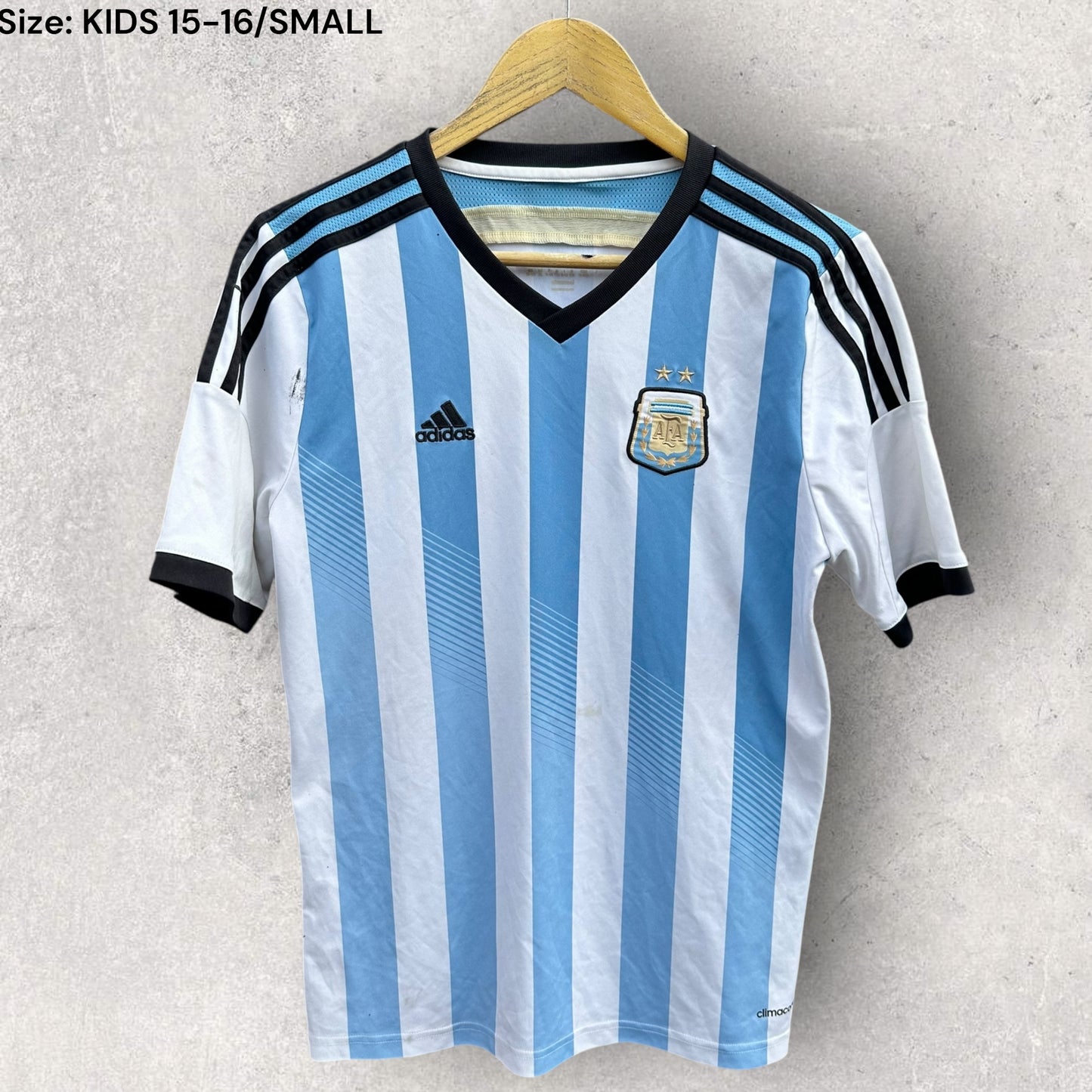 ARGENTINA ADIDAS 2013 FOOTBALL KIDS HOME JERSEY