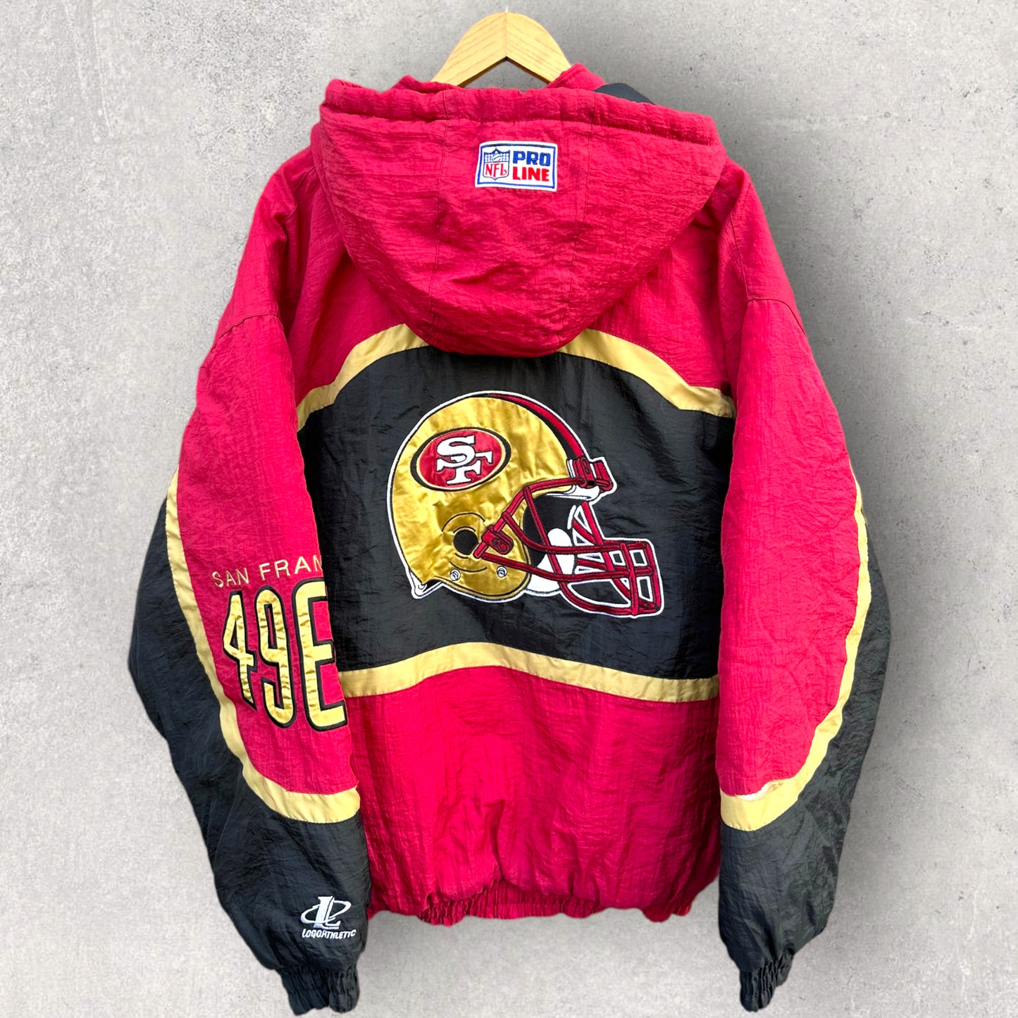 SAN FRANCISCO 49ERS VINTAGE PRO LINE BOMBER JACKET