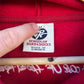 SCHOOL OF HARD KNOCKS RED PULLOVER HOODED JUMPER