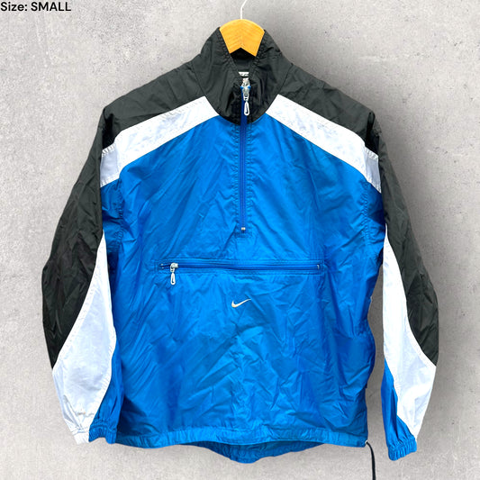 NIKE VINTAGE HALF ZIP WINDBREAKER JACKET