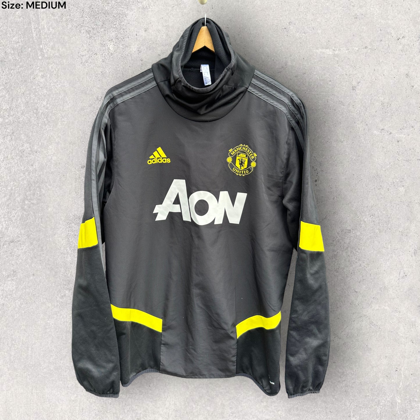 MANCHESTER UNITED GREY TRAINING TOP