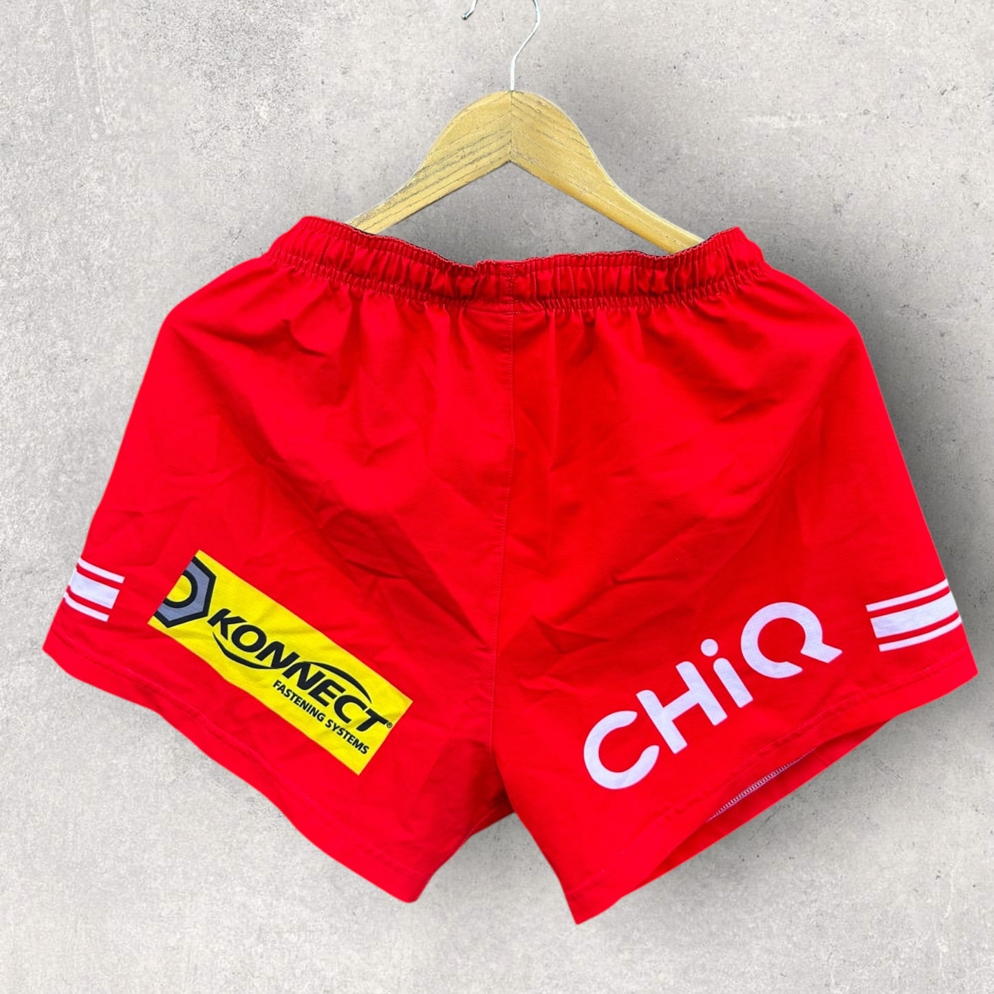 ST GEORGE ILLAWARRA DRAGONS CLASSIC MATCH WORN SHORTS ISSUED TO SIONE FINAU