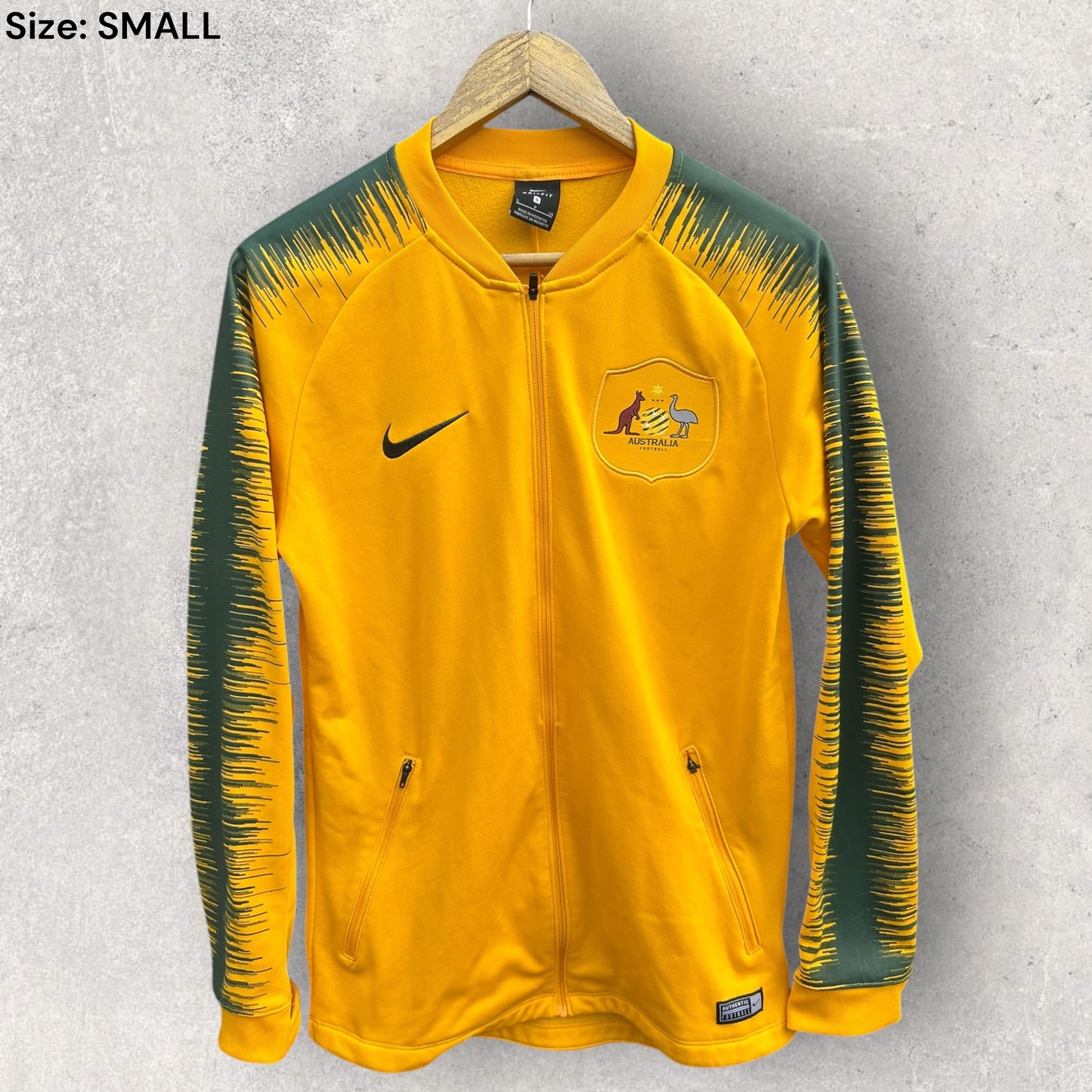 AUSTRALIAN SOCCEROOS NIKE FULL ZIP TRACK JACKET