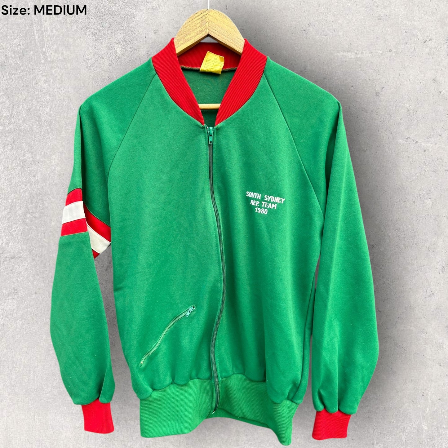 SOUTH SYDNEY RABBITOHS 1980 REP VINTAGE RUGBY LEAGUE JACKET