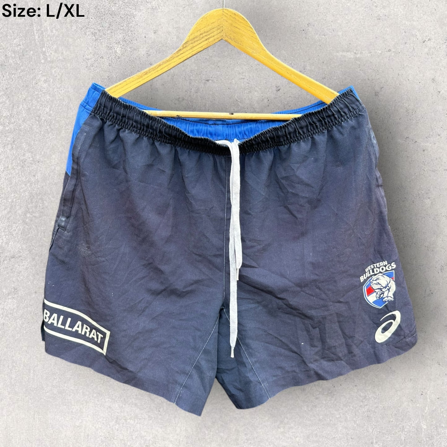 Western Bulldogs ASICS On field AFL Training Shorts