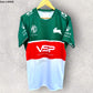 SOUTH SYDNEY RABBITOHS 2023 CAPTAINS RUN JERSEY PLAYER WORN + SIGNED BY DEAN HAWKINS