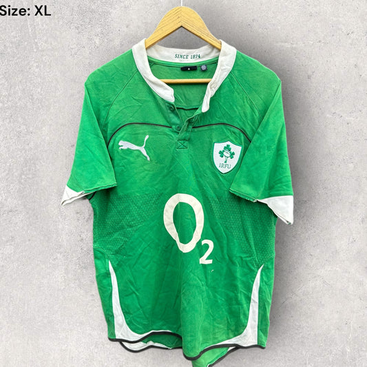 IRELAND RUGBY UNION PUMA SHORT SLEEVE JERSEY