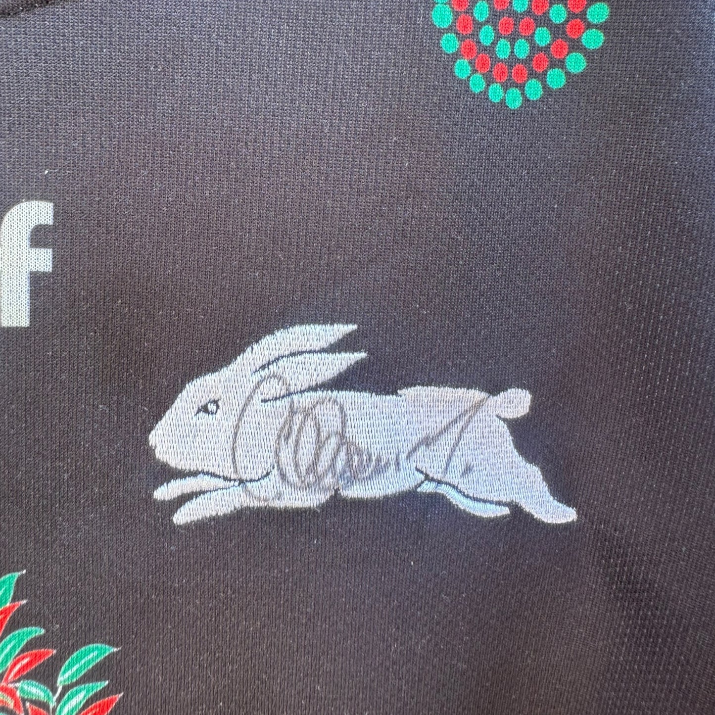 South Sydney Rabbitohs 2022 Indigenous Ladies Jersey Signed by Latrell Mitchell