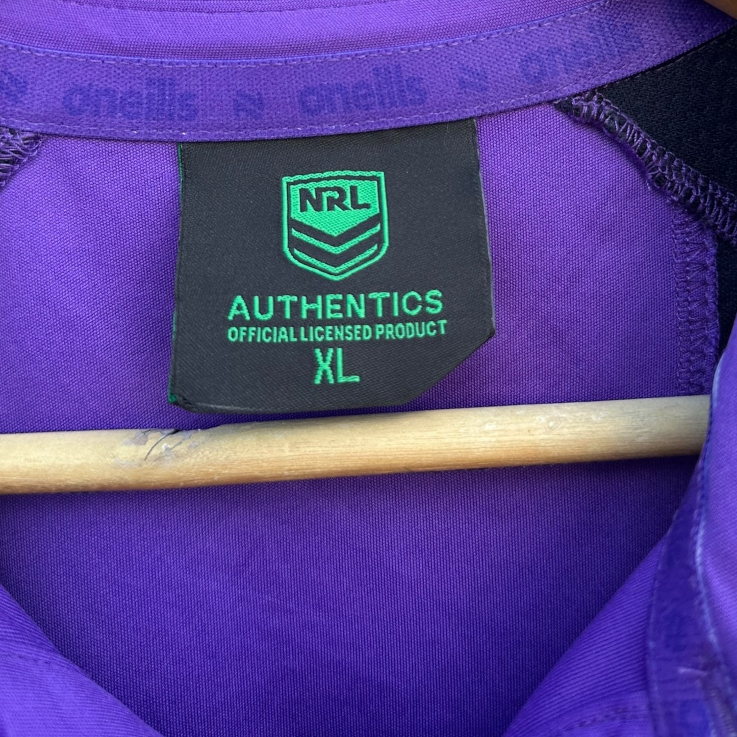 MELBOURNE STORM PLAYER ISSUED MEDIA POLO SHIRT