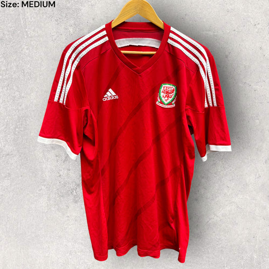 WALES 2013 ADIDAS HOME FOOTBALL JERSEY