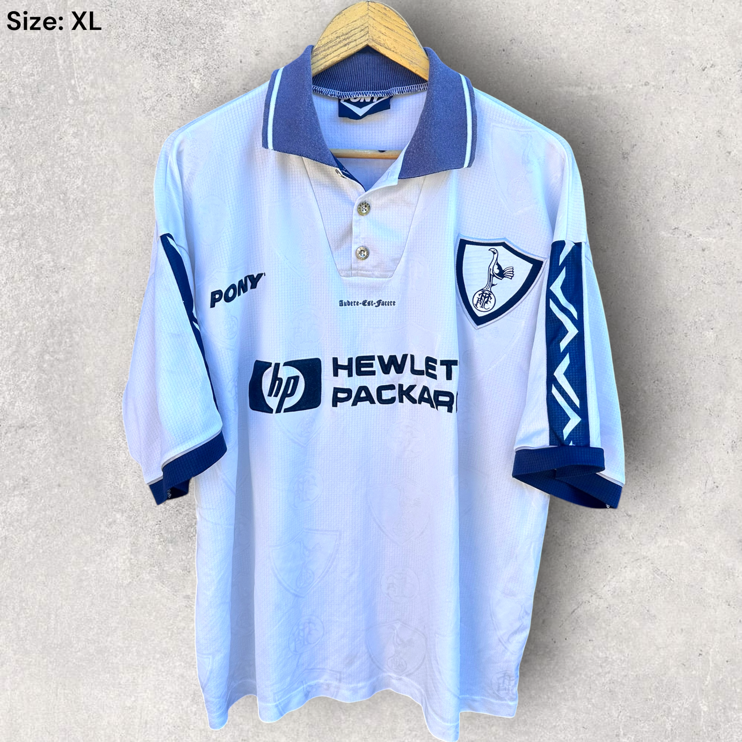 Tottenham Hotspur 1995-1996 Home Pony Vintage Football Jersey
