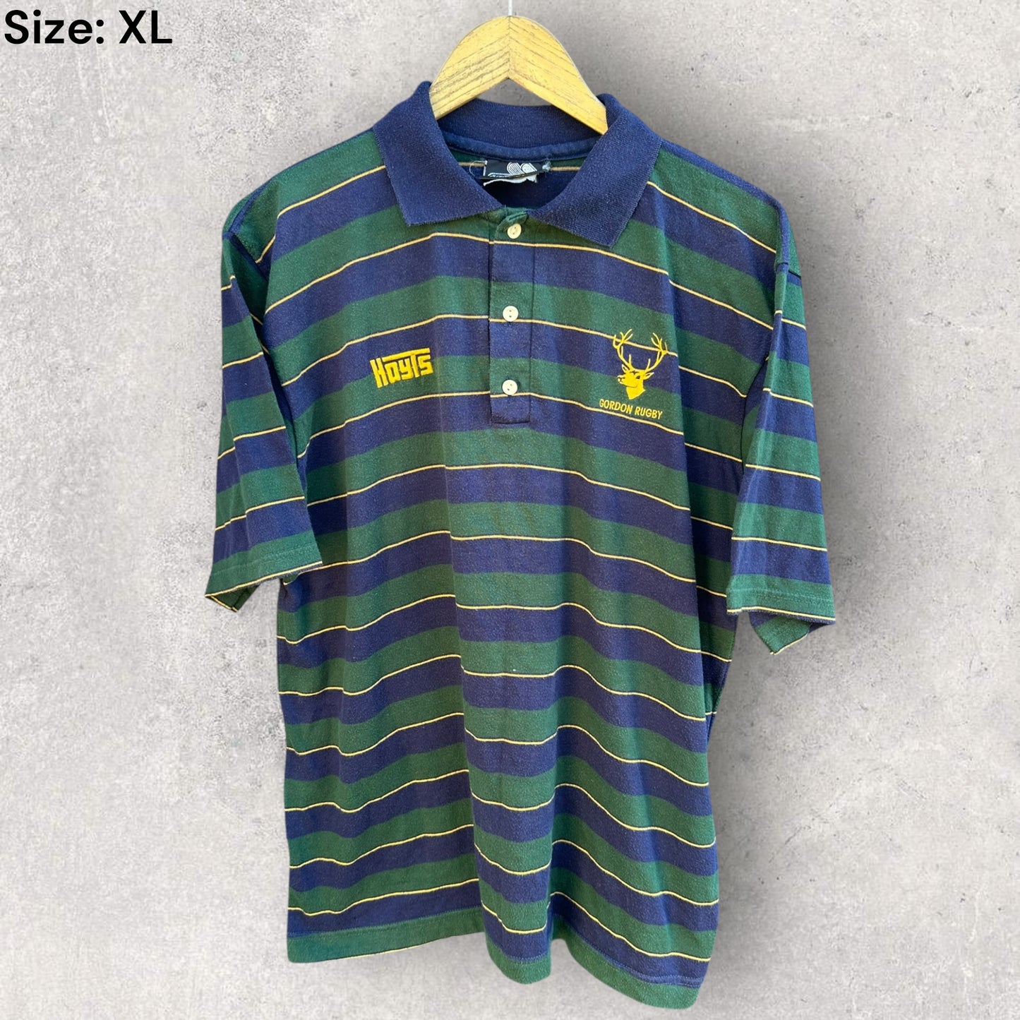 GORDON RUGBY PEERLESS VINTAGE POLO SHIRT