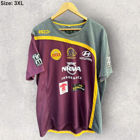 BRISBANE BRONCOS ISC TRAINING SHIRT