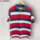 RM WILLIAMS STRIPPED MENS SHORT SLEEVE POLO SHIRT