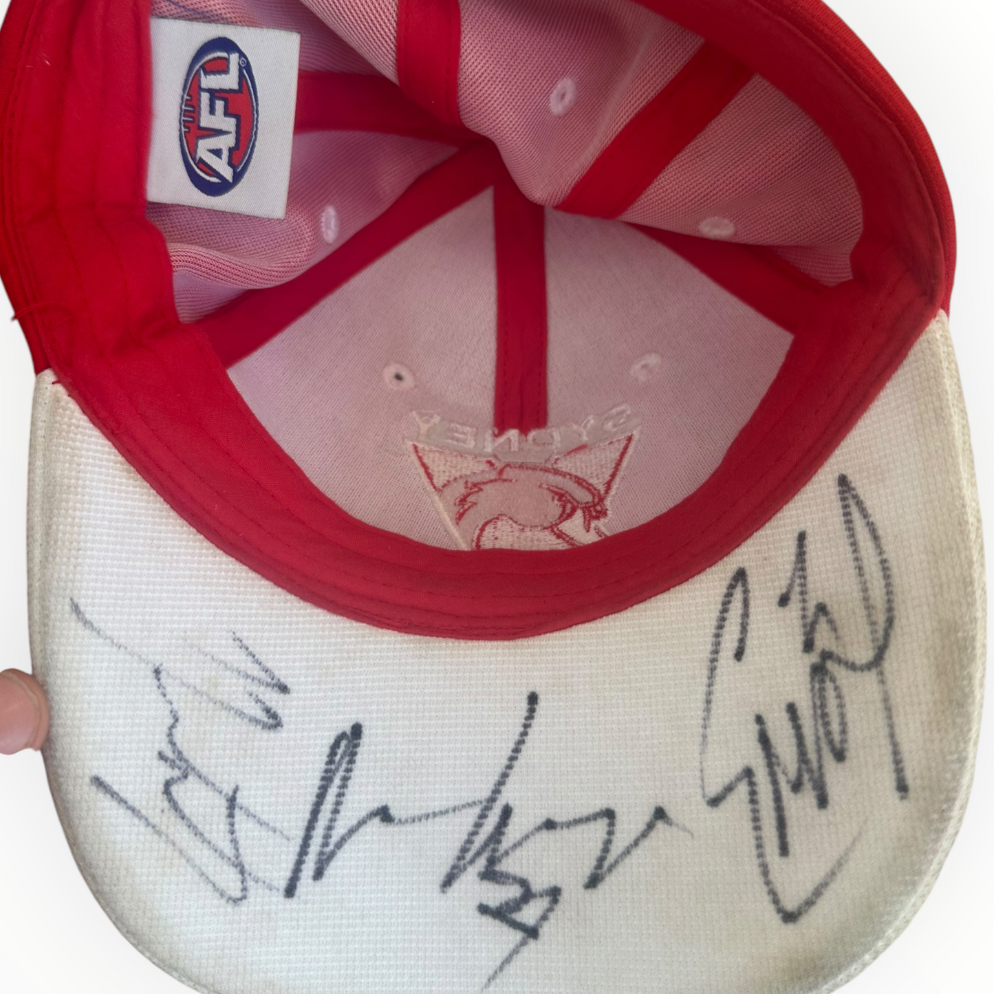 Sydney Swans 2024 Members Squad Signed AFL Hat Cap