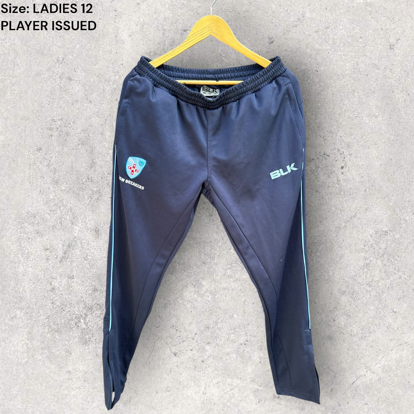 CRICKET NSW BLK LONG SLEEVE MATCH PANTS