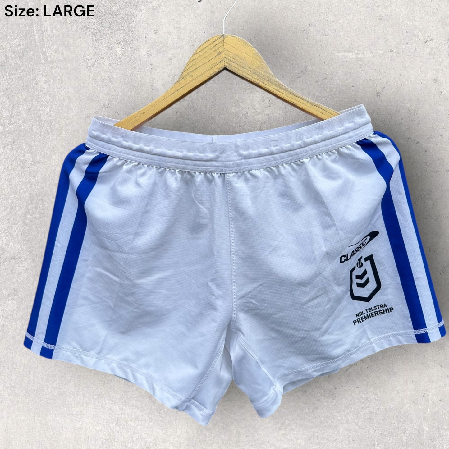 CANTERBURY BULLDOGS MATCH WORN SHORTS
