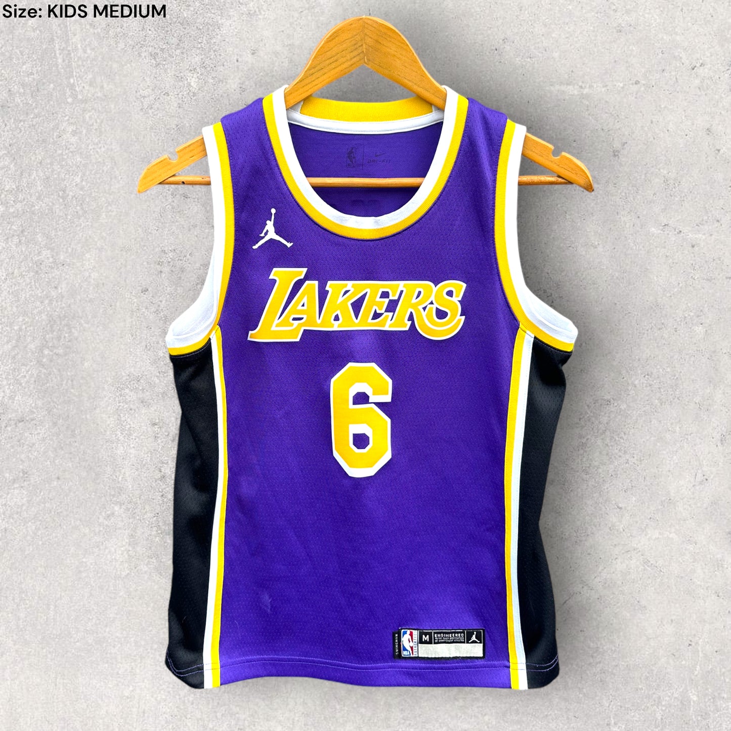 LEBRON JAMES LA LAKERS NIKE KIDS JERSEY