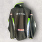 Canberra Raiders ISC Black Chest Zip NRL Fleece Jumper