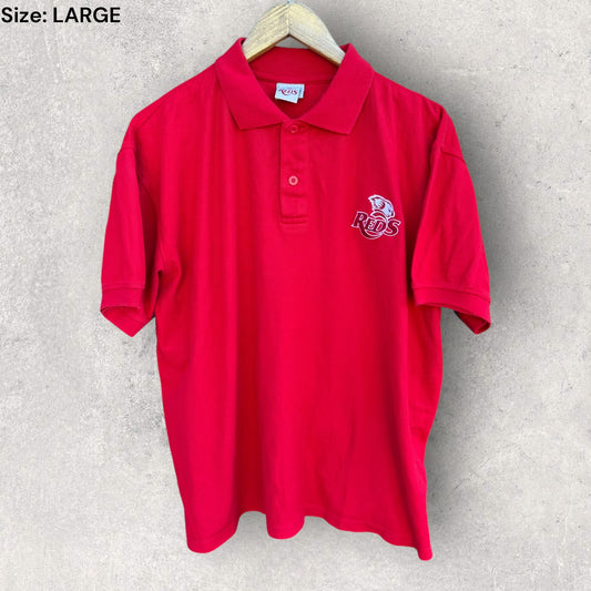 QUEENSLAND REDS SUPER RUGBY POLO SHIRT