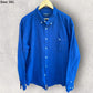 RINGERS WESTERN BLUE LONG SLEEVE BUTTON UP SHIRT