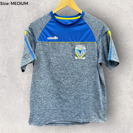 WARRINGTON WOLVES RUGBY LEAGUE TRAINING SHIRT