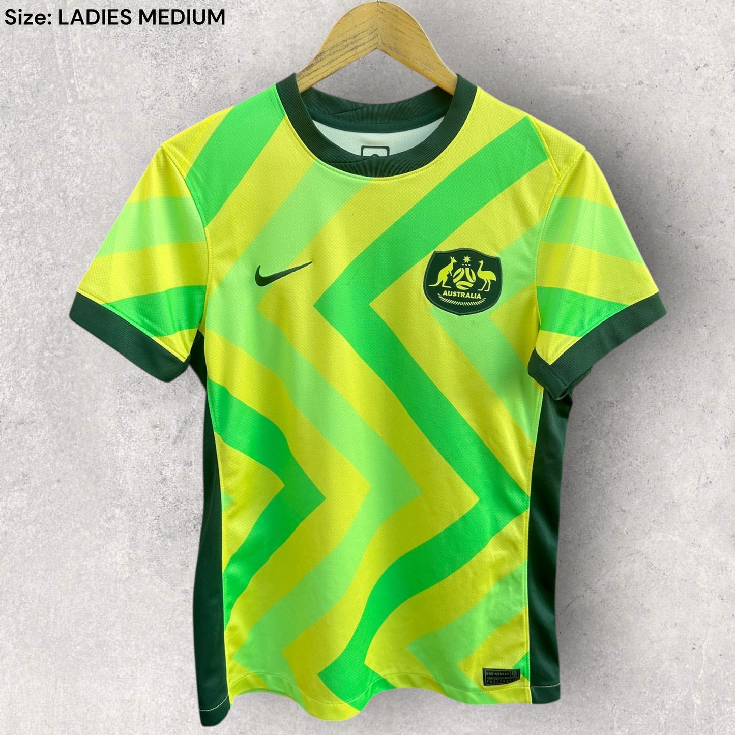 AUSTRALIA SOCCEROOS 2025 NIKE HOME STADIUM LADIES JERSEY
