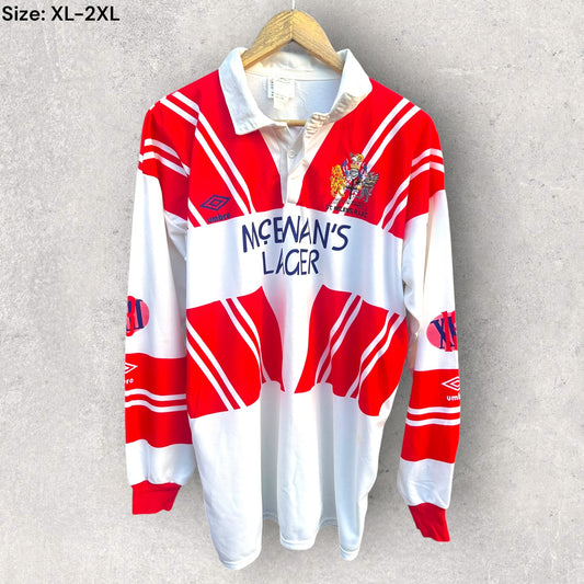 ST HELENS 1991 UMBRO RUGBY LEAGUE HOME JERSEY