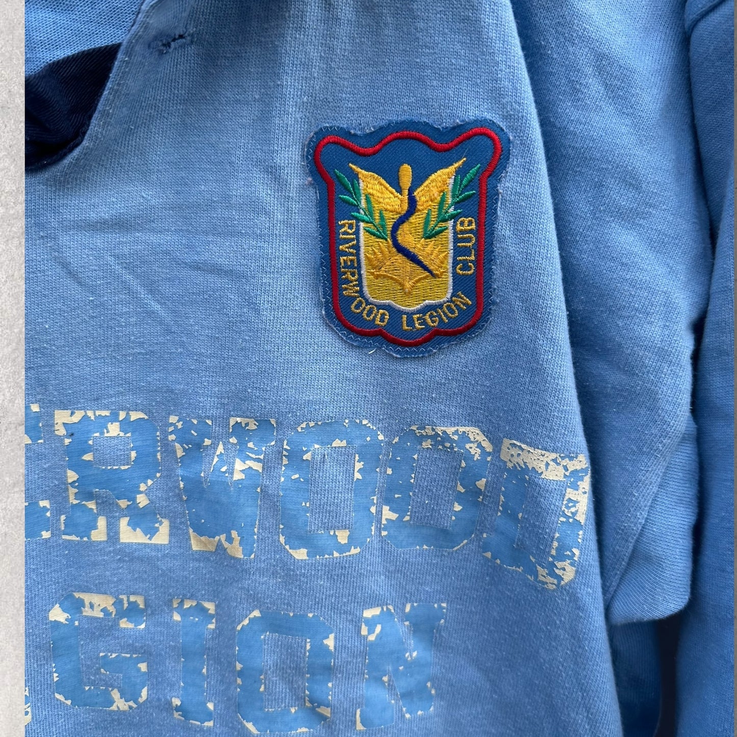 Riverwood Legion Good Fellows Vintage Rugby League Cotton Match Worn Jersey