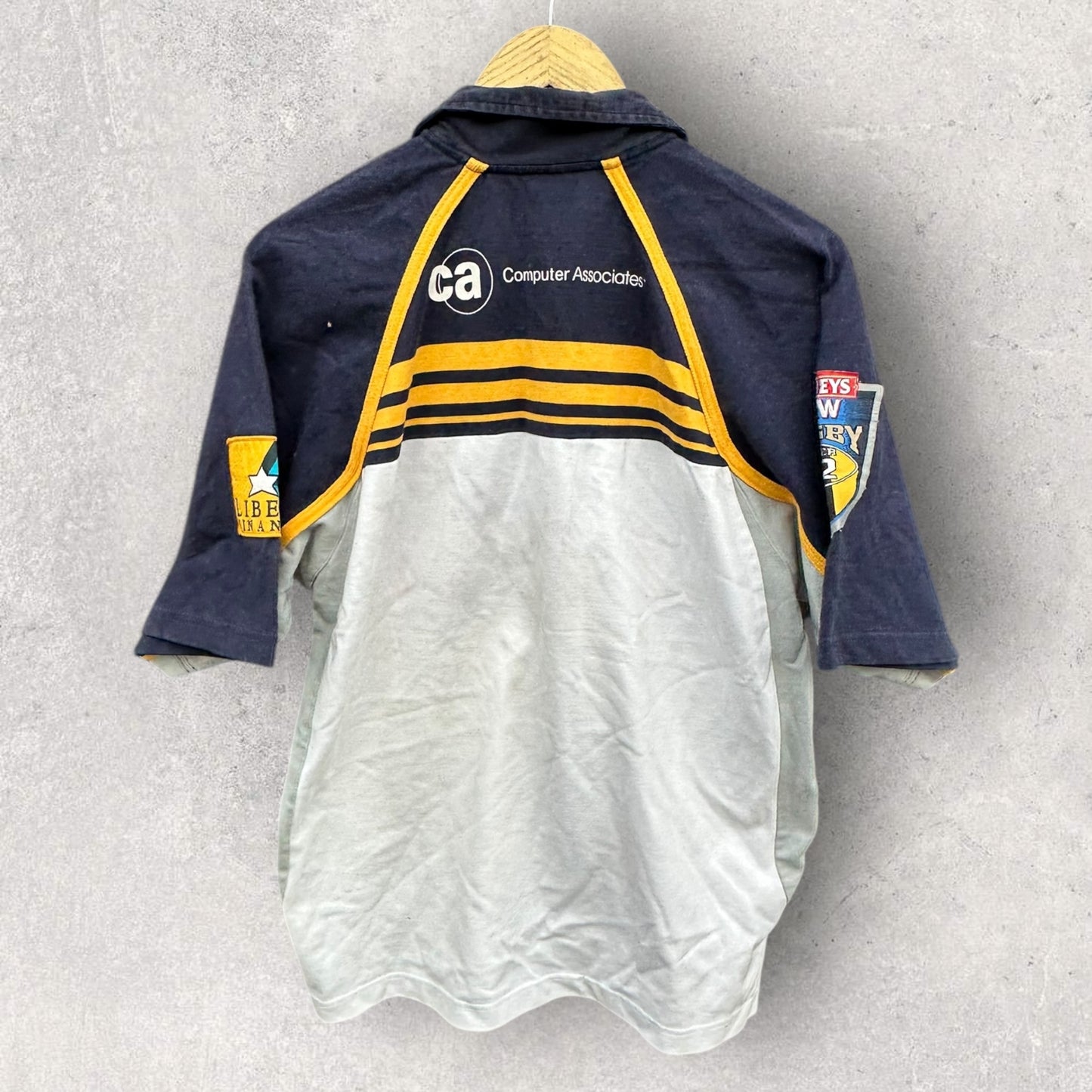 ACT BRUMBIES ISC SUPER 12 VINTAGE RUGBY UNION JERSEY