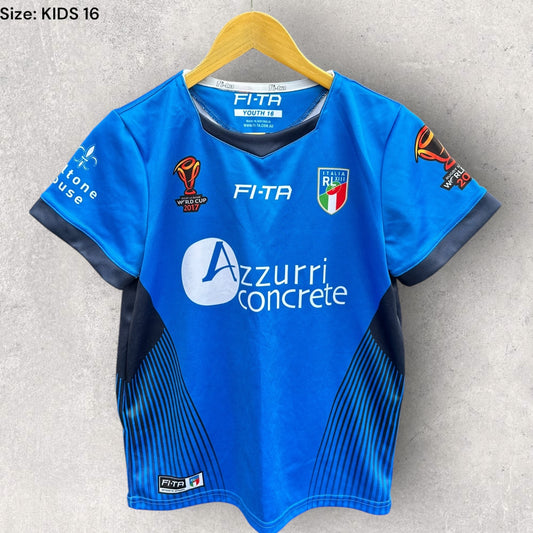 ITALY RUGBY LEAGUE 2017 WORLD CUP KIDS JERSEY