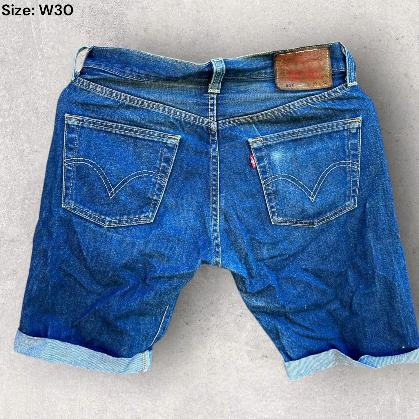 LEVI STRAUSS 501 DENIM SHORTS
